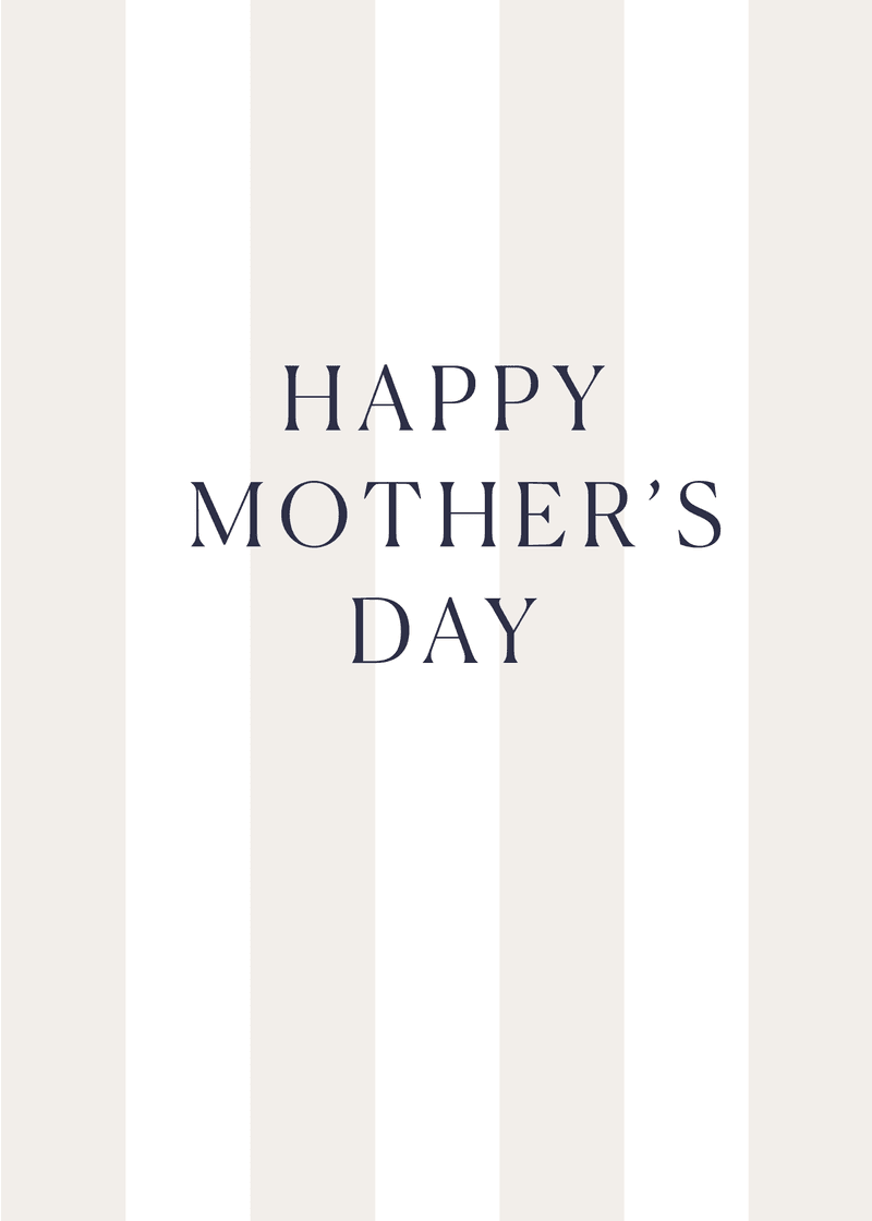 Mother's Day Stripes Greeting Card - Image 2