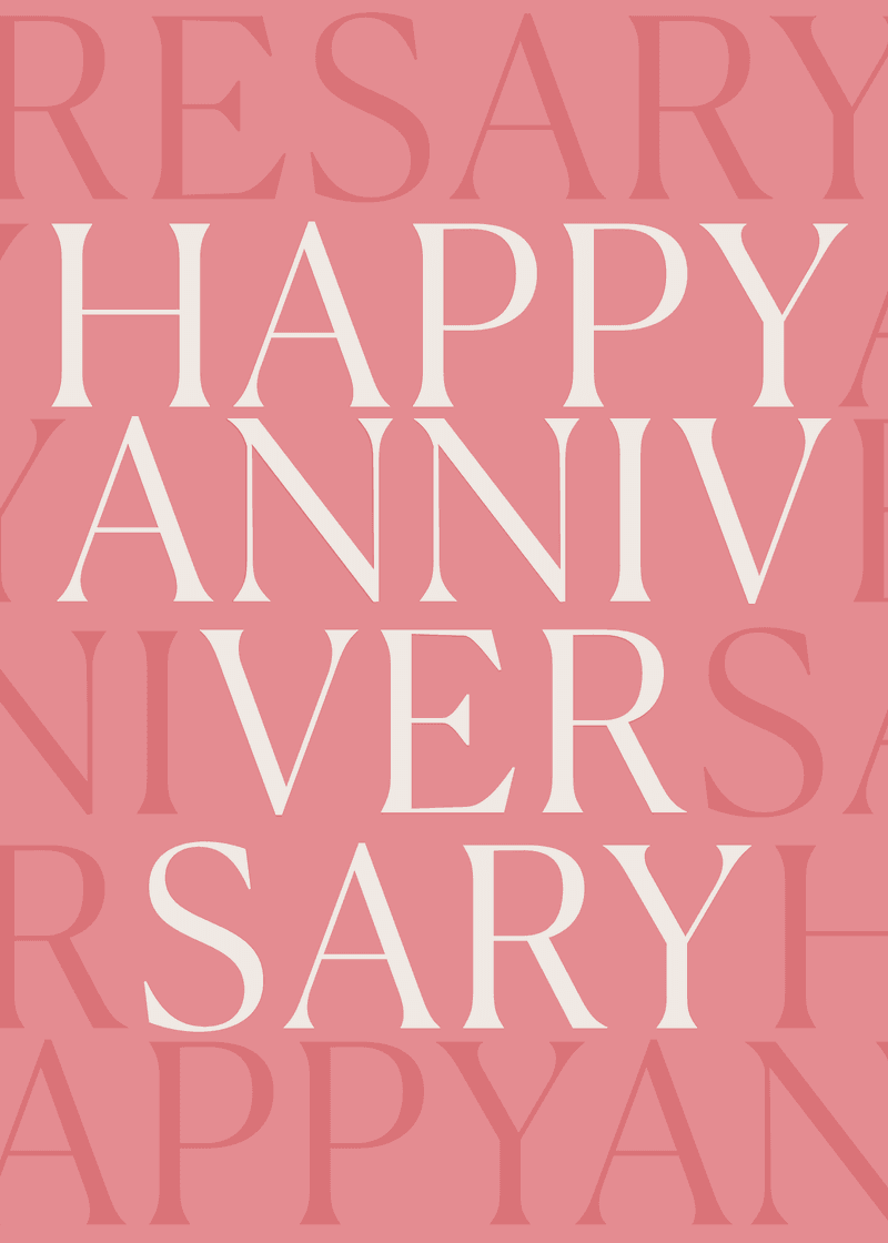 Happy Anniversary Greeting Card - Image 2