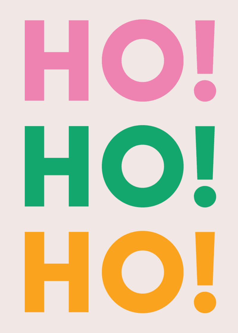 Ho Ho Ho Greeting Card - Image 2